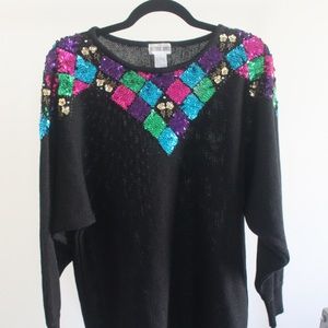 Victoria Jones Sequins Sweater